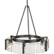 Aenon 6 Light 27.75 inch Matte Black Chandelier Ceiling Light